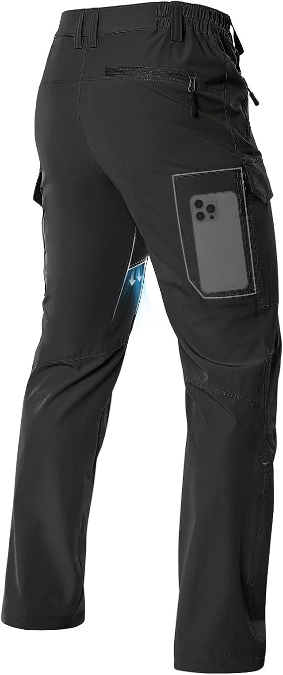 Moosehill Men's Hiking Pants: Lightweight & Stretch