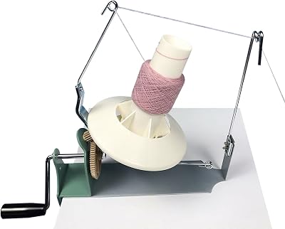 Metal Large Yarn Ball Winder,Jumbo Metal Fiber,Fiber Wool String Ball Winder Hand sites Needlecraft Tool