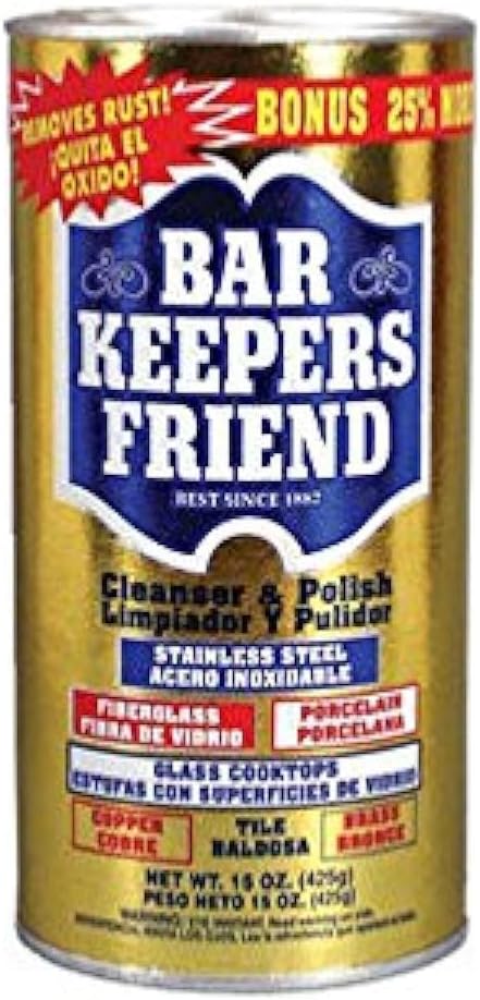Bar Keepers Friend Removes Rust Gold 15 Oz