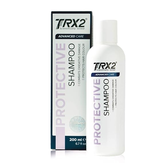 TRX2 Protective Shampoo - Repairs & Protects - Biotin, Rice Protein, Panthenol - Paraben Free [6.7 oz]