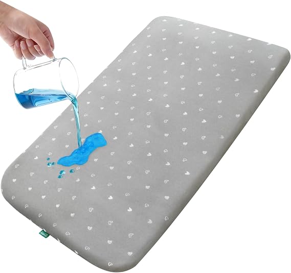 Bassinet Pad 33" x 20" x 1, Fits Baby Delight, Jimglo, BCOL, BabyBond YADAQE, Koolerthings and Angelbliss Bassinet, Waterproof Lining Breathable Soft, Baby Foam with Removable Zippered Cover
