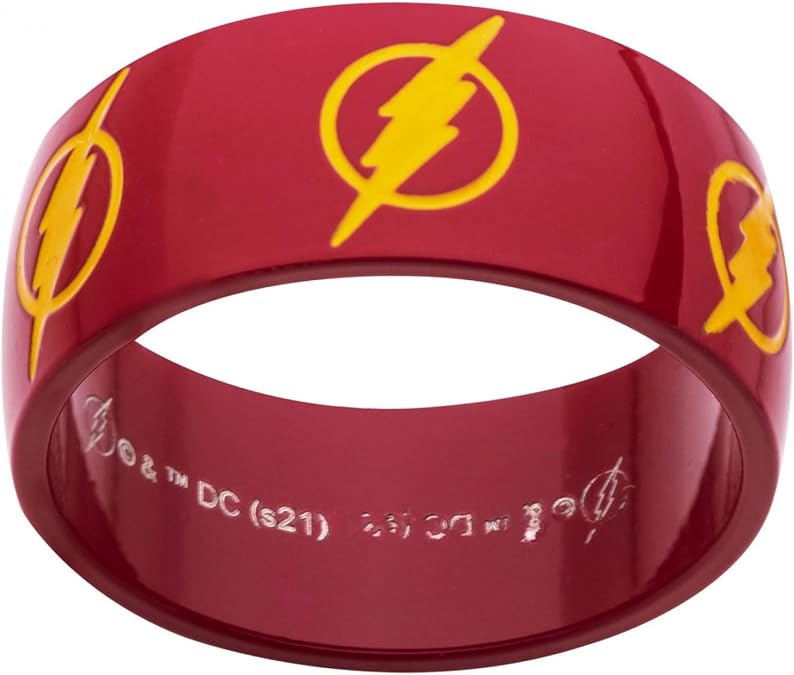 SalesOne The Flash Repeating Logo Ring (Size 11)
