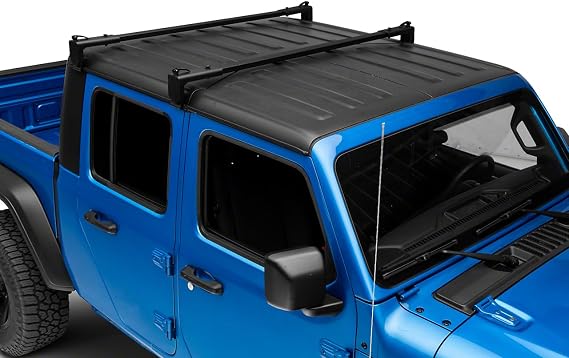 Barricade Two Bar Removable Roof Rack for Factory Hardtop Only Compatible for 18-26 Jeep Wrangler JL 4-Door