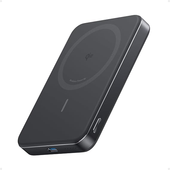 Anker MagGo Power Bank, 10,000mAh Qi2-Certified 15W Portable Charger