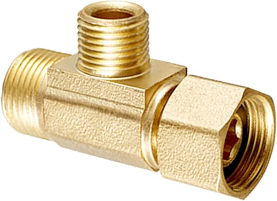 Add-A-Tee - 3/8"Compx3/8"Compx1/4"Comp Splitter for Refrigerator/Icemaker