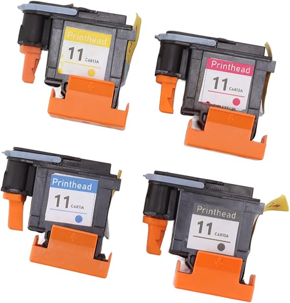 Haofy Printheads Colour Fastness Good compatibility with HP 11 Printheads Designjet Magenta Black Cyan