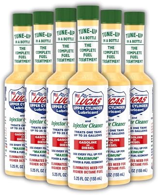 KITLEY Towel Compatible for 10020 Fuel Treatment 5.25 oz Upper Cylinder Lubricant & Injector Cleaner Fuel Additive for Gasoline & Diesel Engines - 6 Pack Special