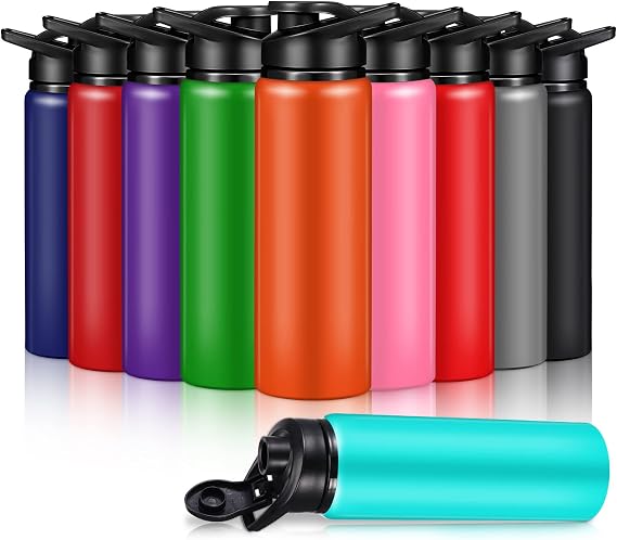 Mimorou 25oz Reusable Aluminum Water Bottles Bulk