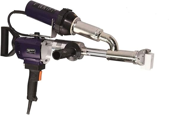 WELDY 3400W Handheld Plastic Extrusion Welding Machine kit Hot Air Plastic Welder Gun Vinyl Weld Extruder Welder Machine EX2 EX3 (EX2)