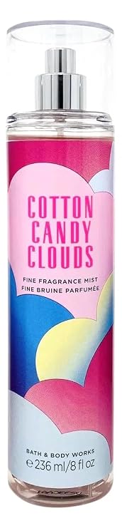 Bath and Body Works Fine Body Fragrance Mist 8 Fluid Ounce (Cotton Candy Clouds)