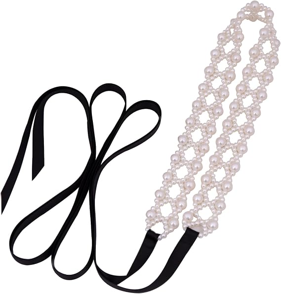 Pearl Belt Bridal Belt Sash Wedding Belt Handmade Beaded Belt,Pearl Sash Belt for Wedding Dress Bridesmaid Flower Gril