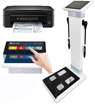 Professional Full Body Fat Analyzer, Body Composition Monitor & Scale, 10.1 Inch Electronic Bmi Body Fat Monitor with LCD Display