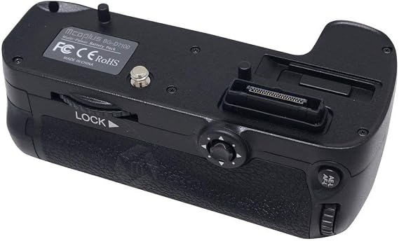 BG-D7100 Vertical Battery Grip as MB-D15 Replacement for Nik D7100 D7200, Hold EN-EL15 Battery(Battery not Included)