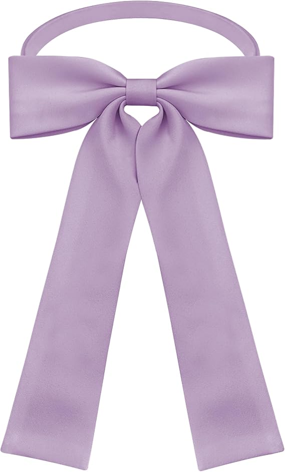 Bow Tie For Women, Satin Elegant Bowtie for Dresses & Graduation & School Uniform & Weddings UY-WBT-8