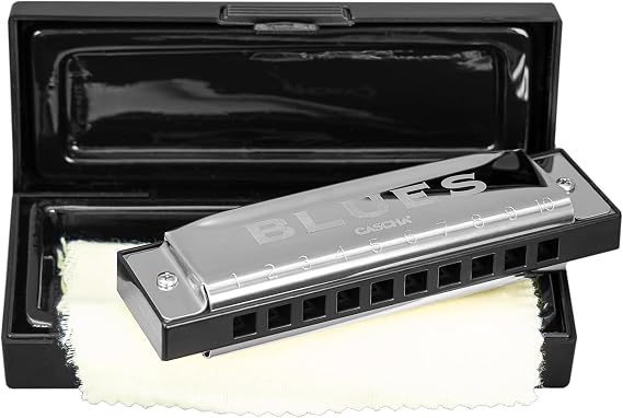 CASCHA HH 2007 10 Hole Diatonic Blues Harmonica, Key of C