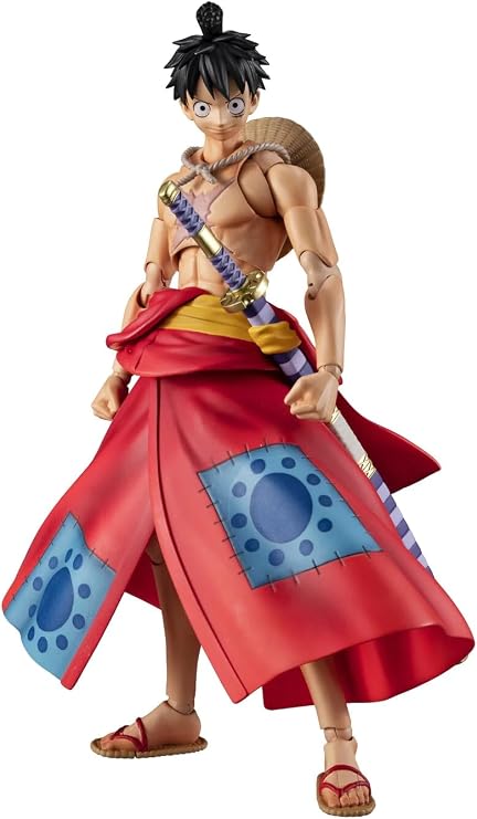 Variable Action Heroes One Piece Luffy Taro, Approx. 6.9 inches 175 mm, PVC Pre-Painted Action Figure