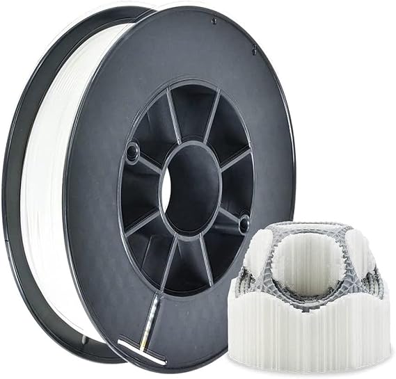 PVA Filament, Water Soluble Support 3D Printer Filament 1.75mm 0.5KG