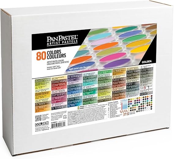 Colorfin PPSTL80 PanPastel Ultra Soft Artist Pastel Set, 80-Pack