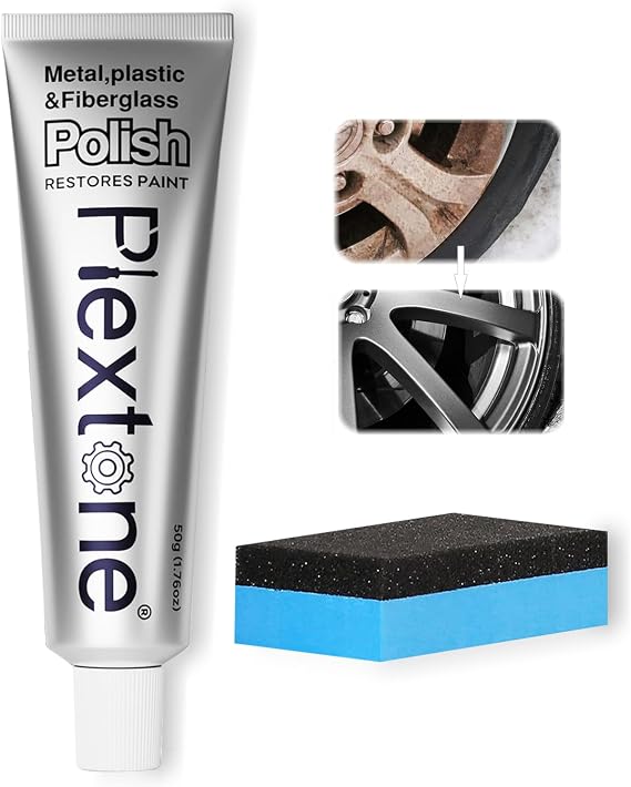 Metal Polish Paste for Home, Bike, Boat and Car Cleaning, Alloy Wheel Cleaner, Rust Remover for Metal, All-Purpose Metal Cleaner 50ml