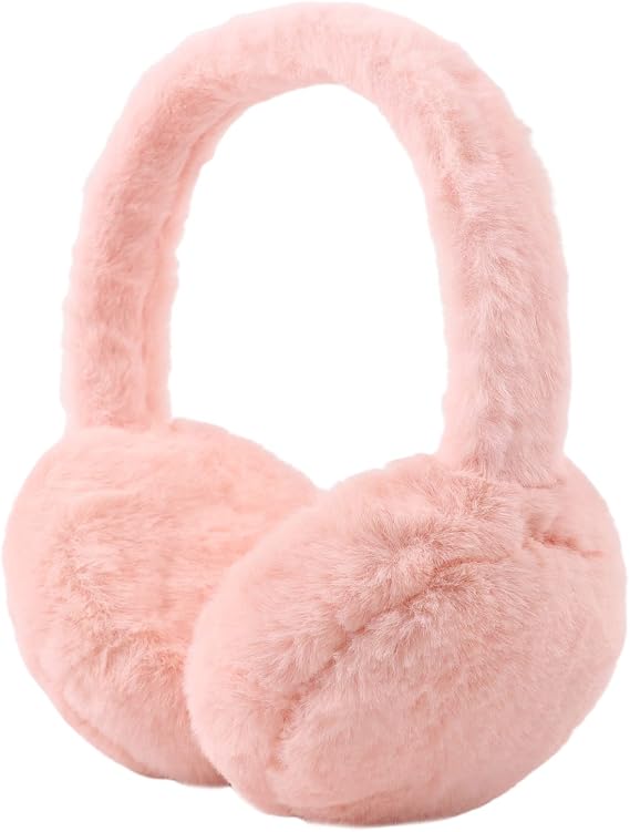 PESAAT Fluffy Ear Muff for Women Plush Winter Girls Boys Ear Warmer