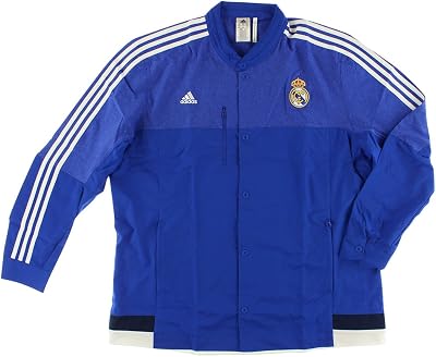 adidas Real Madrid Anthem BoBlueWhiteConavy Jacket