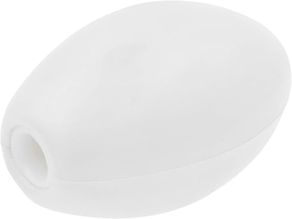 JEZERO Deep Water Fishing Floats: Great for Trail Markers, Dock Floats, Swim Buoy, Kayak Anchor Kit, Pool Buoy, Crabbing & Boats | White, 6" x 3", Single