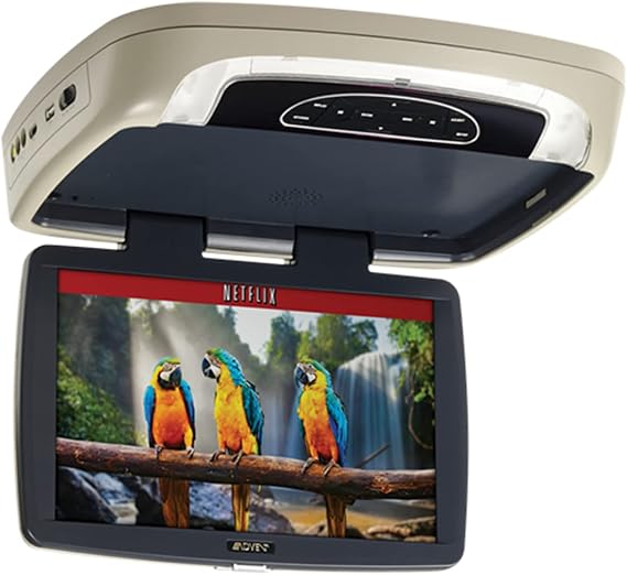 Audiovox AVXEXL12A 12.1" Hi-Def Digital LED 16:9 Overhead Monitor with DVD Player