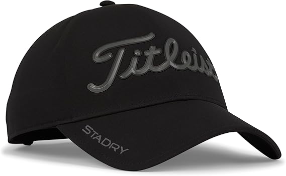 Titleist Players StaDry Golf Hat, Black/Charcoal