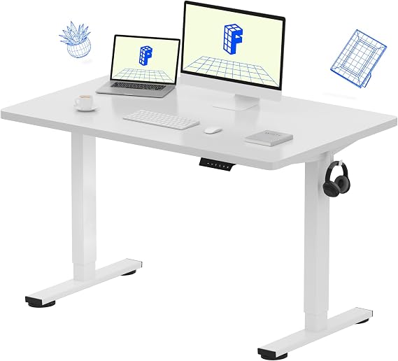 FLEXISPOT E1 Plus Electric Standing Desk ONE PIECE Height Adjustable