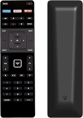 New XRT122 Replace Remote fit for VIZIO TV E32-C1 E32H-C1 E40-C2 E40X-C2 E43-C2 E48-C2 E50-C1 E55-C1 E55-C2 E60-C3 E65-C3 E65X-C2 E70-C3 D43-D2 D48-D0 D50-D1 D50U-D1 D55-D2 D55U-D1 D58U-D3 D60-D3