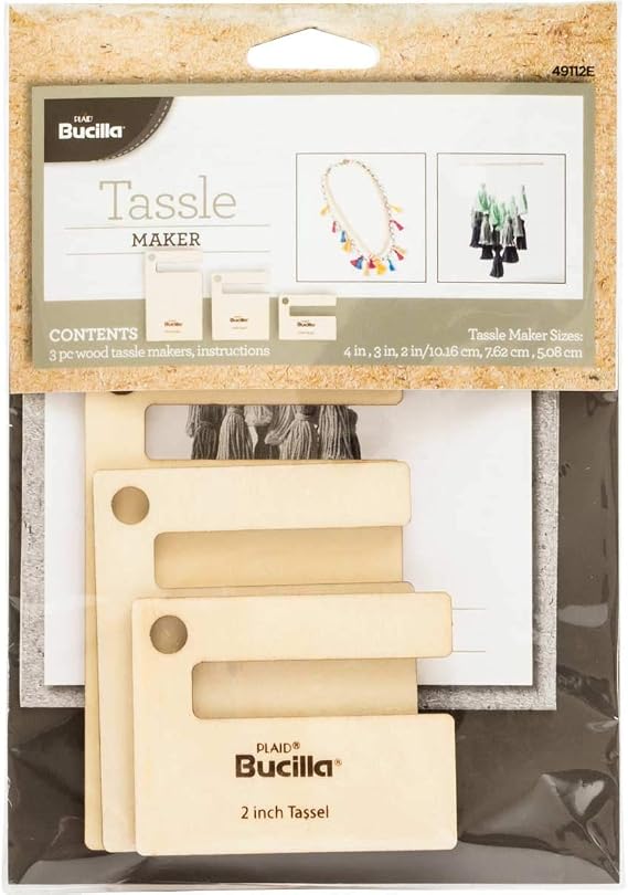 Plaid Tassel Maker, None, One