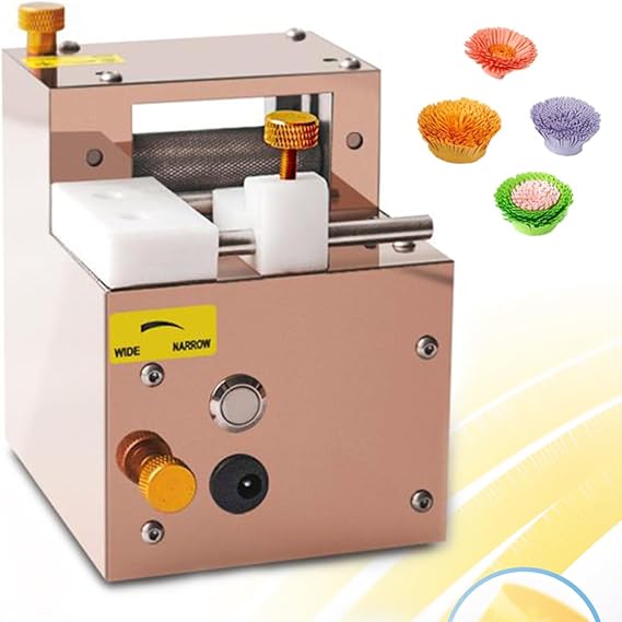 Electric Rechargeable Paper Quilling Machine,Fringer Cutting Machine Manual Quilling Fringer Machine for Tassels Flower Rolls Manufacture (Rosegold)