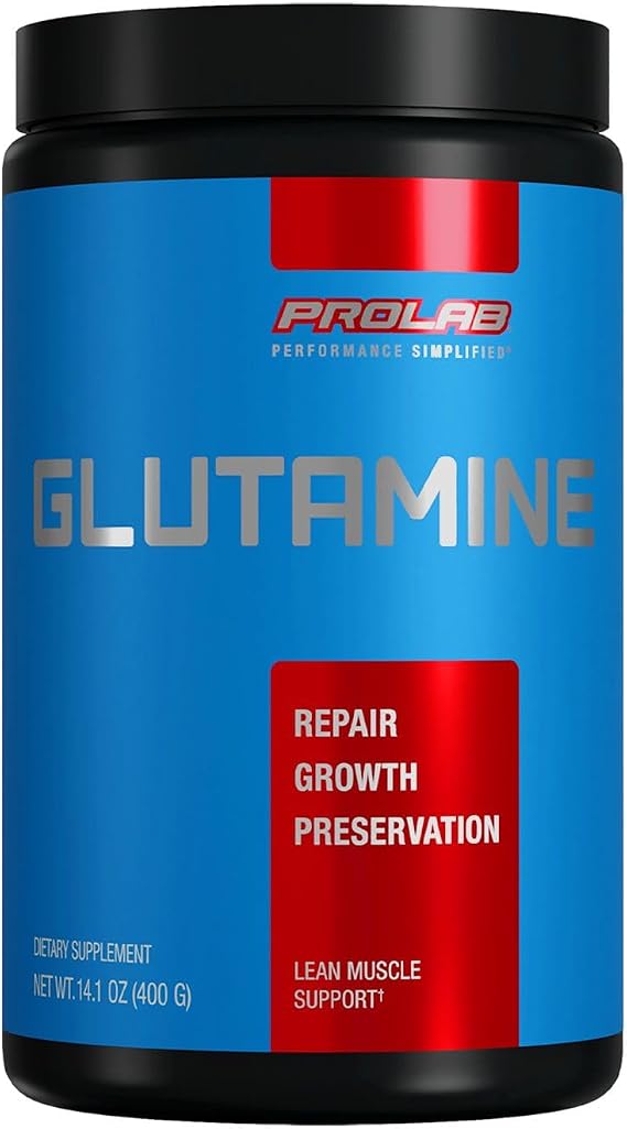 ProLab L-Glutamine Powder 400g, Muscle Recovery, Unflavored (80 Servings)