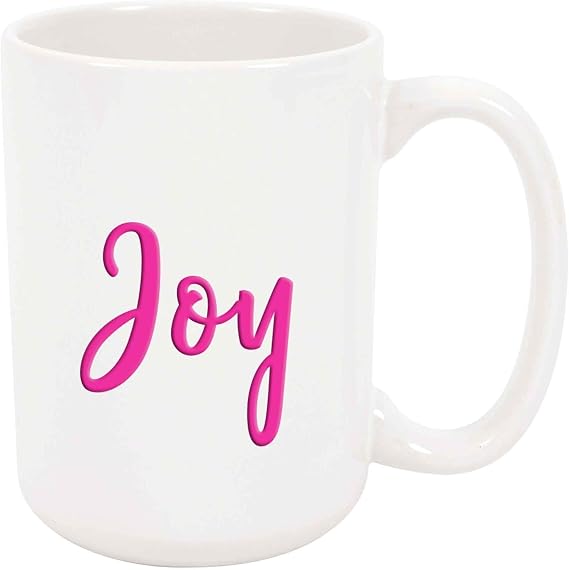 Joy Coffee Mug - Custom Personalized Cup with Name, Birthday Gift 11 oz