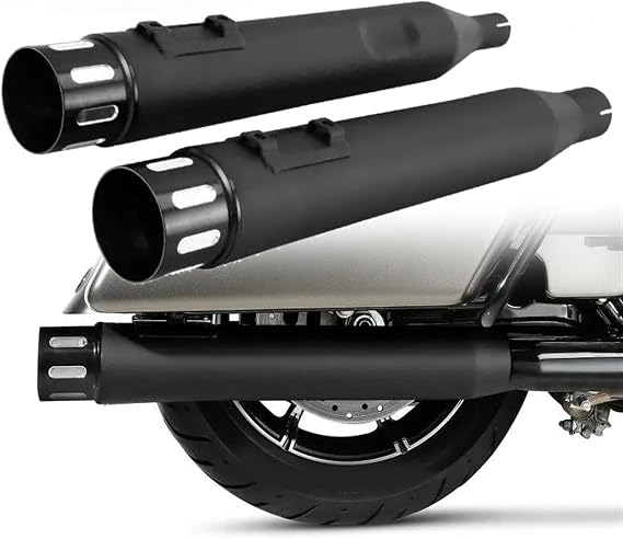 Slip On Motorcycle Dual Exhaust Mufflers Pipes For H&arley Touring Road Glide Custom FLTRX Special FLTRXS Ultra FLTRU 2017-2022 Motorcycle Exhaust
