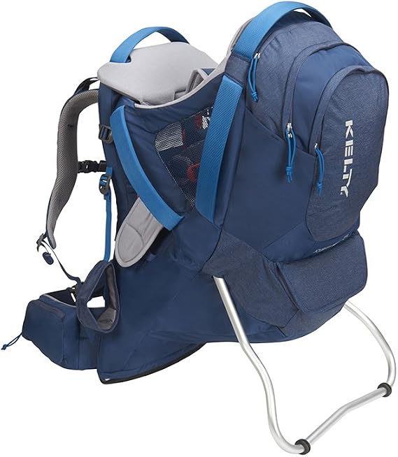 Kelty Journey PerfectFIT ELITE Child Carrier for Infants and Toddlers, Zippered Pockets, Waistbelt, Aluminum Frame, Sunshade