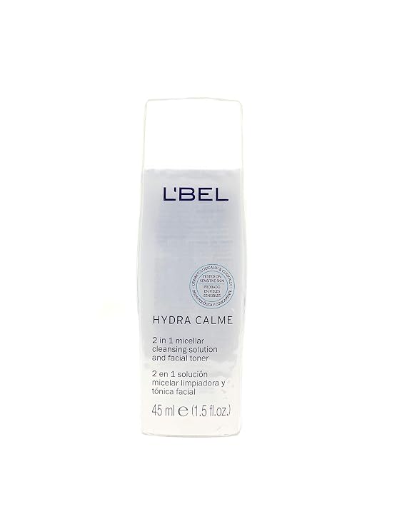 L'Bel Hydra Calme 2 in 1 Micellar Cleansing Solution and Facial Toner, 1.5 fl. oz.