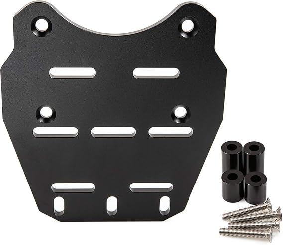 Motorcycle Rear Luggage Rack Cargo Holder CNC Aluminum Alloy Motorcycle Trunk Rear shelf For PCX160 PCX 150 PCX125 2014-2022 Rear Storage Top Box Luggage Case Seat Bracket (Black)