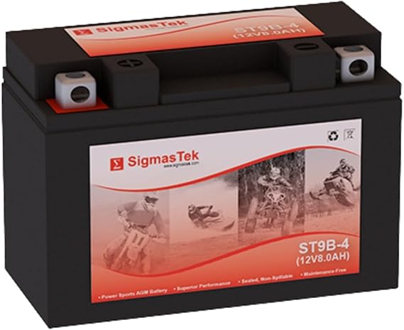 Power Max GT9B-4 Motorcycle Battery (Replacement)