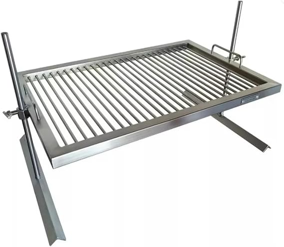 Premium Argentine Grill - stainless steel Argentina Grill - BBQ Parrilla Asado - Height adjustable grill - Sor Pampa Grill (40 x 24 in)