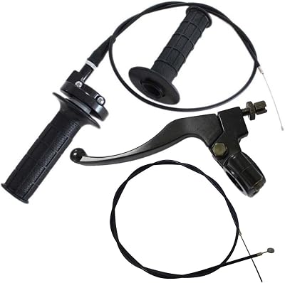 Gator parts Brake Clutch Lever Bike Brake Cable Throttle Grip wCable for Baja Mini Bike 196cc 5.5hp 6.5hp