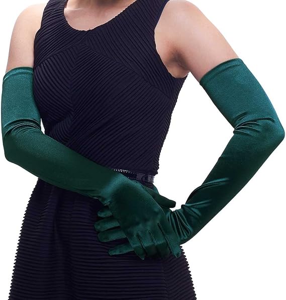 Greatlookz Stay Up Performance Opera Gloves, Hunter