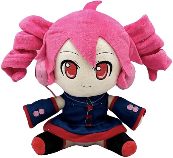 Kasane Teto Plush, Soft Stuffed Anime Huggable Pillow Doll | Adorable Anime Cuddly Plushie Toy for Collectors, Adults, Girls, Boys Gifts(A)