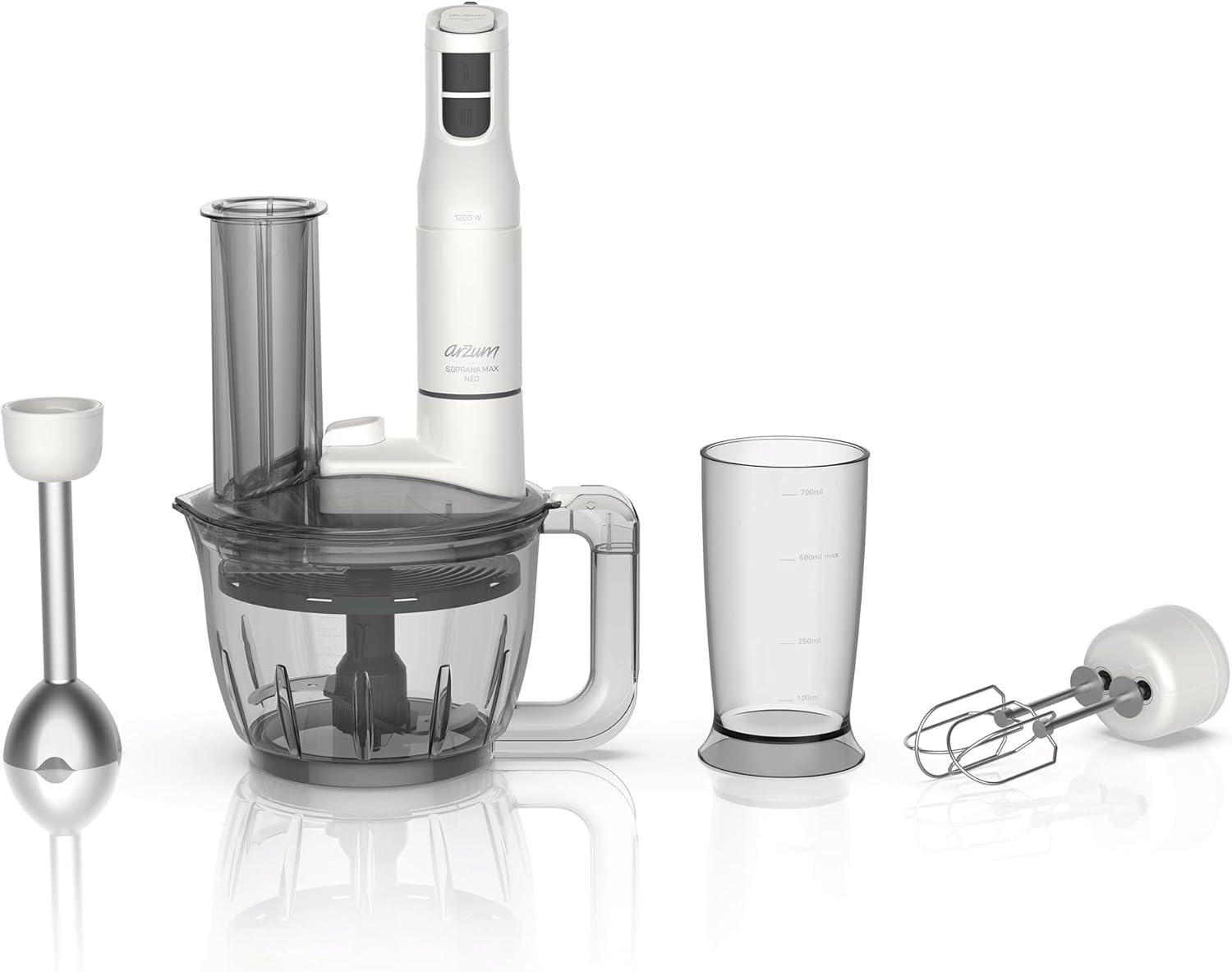 Arzum AR1187 Soprano Max Multi Black 1200 W Blender Set