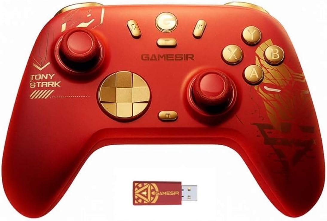 GameSir Nova 2 Lite Hall Effect 2.4g Wireless Controller Iron man Edition Switch 2, Windows PC, Android,Ios