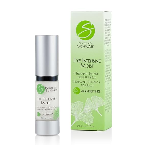 Doctor D. Schwab Eye Intensive Moist 0.5 oz (15 ml) Peptide Eye Cream with Apple Stem Cell Extract for the Appearance of Fine Lines and Wrinkles