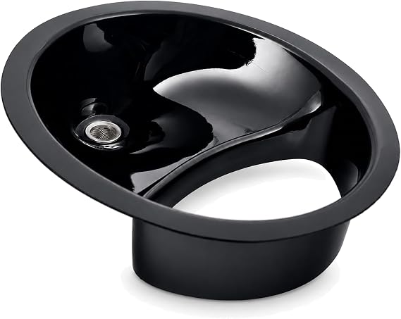 Complete Urine Separator, Compost Toilet, Black