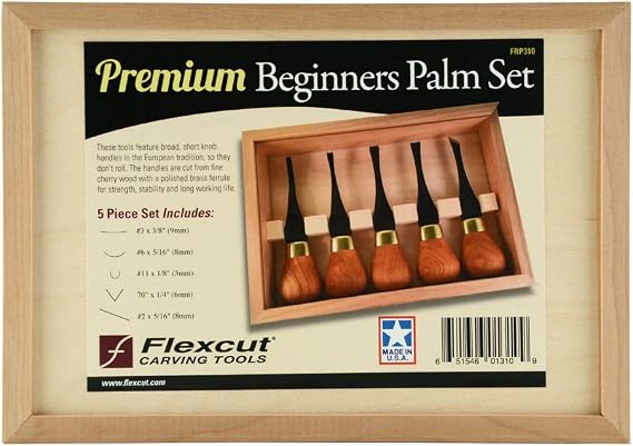 FLEXCUT 5 Piece Premium Beginners Palm Set (FRP310)