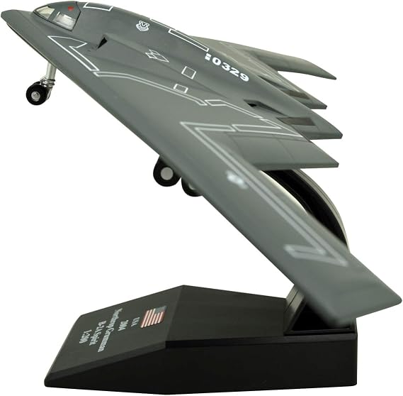 TANG DYNASTY 1:200 B-2 Spirit Stealth Bomber Metal Plane Model, US Air Force 2004, Military Airplane Model,Diecast Plane,for Collecting and Gift
