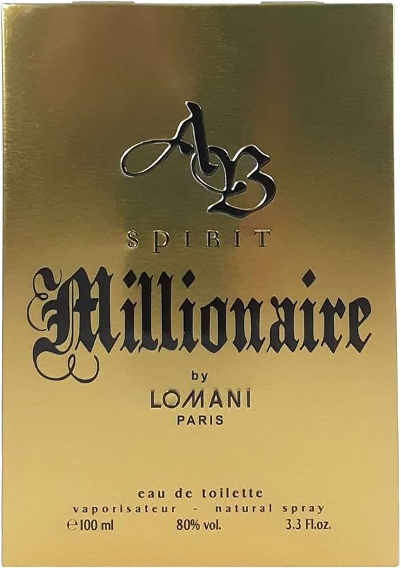 Lomani Ab Spirit Millionaire FOR MEN by Lomani - 3.3 oz EDT Spray